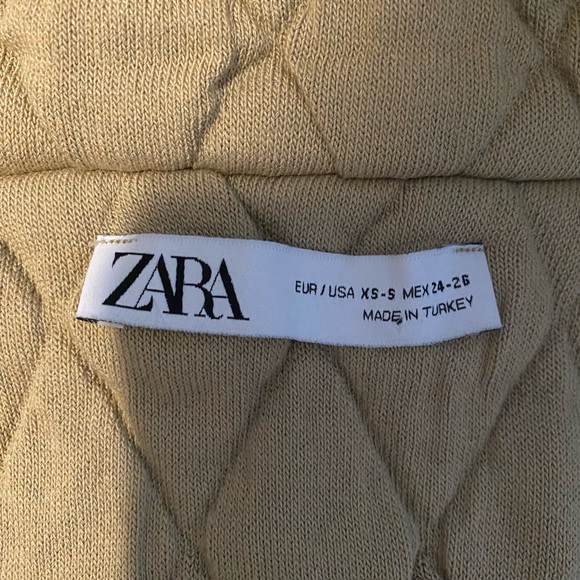 Zara Quilted Trench Coat - Picture 3 of 4